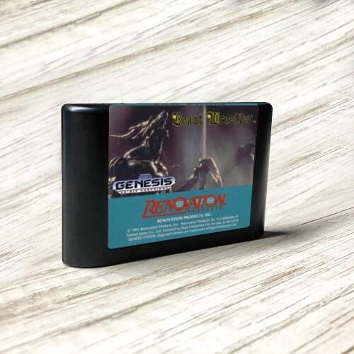 Beast Wrestler - USA Label Flashkit MD Electroless Gold PCB Card for Sega Genesis Megadrive Video Game Console