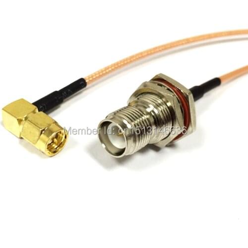 Wireless Router Cable SMA Male Right Angle To RP-TNC Female Jack RG316 Cable 15CM 6inch Pigtail
