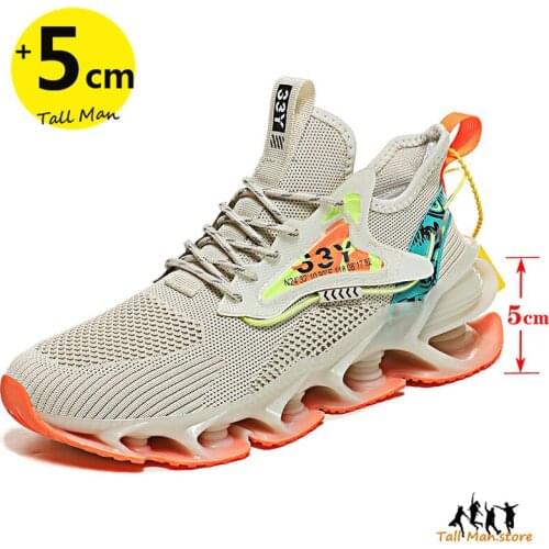 Summer Men Sneakers Height Increase Shoes Man Leisure Fashion Mesh Outdoor Shoes Sports Basketball