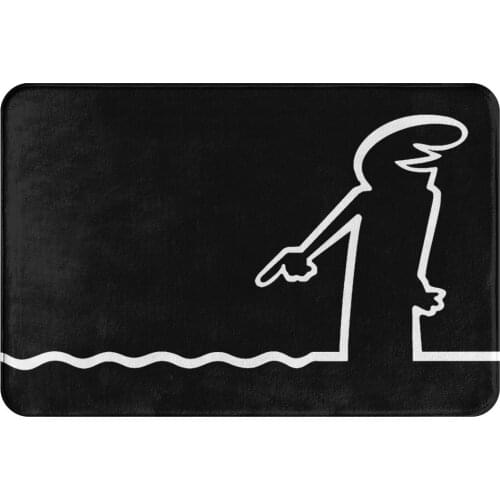 La Linea The Line Osvaldo TV Non-slip Doormat Kitchen Mat Pool Floor Carpet Welcome Rug Home Decorative