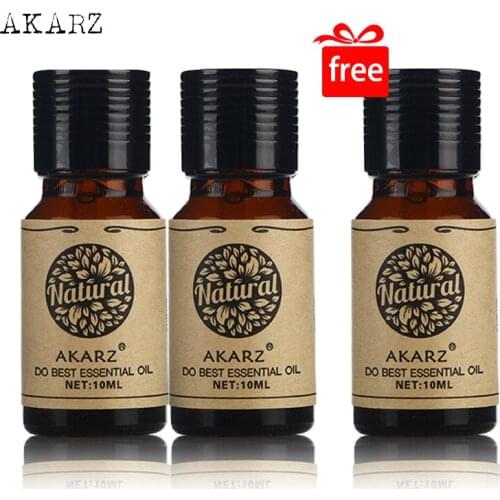 AKARZ Famous brand Best set meal Magnolia Essential Oil Aromatherapy face body skin care buy 2 get 1