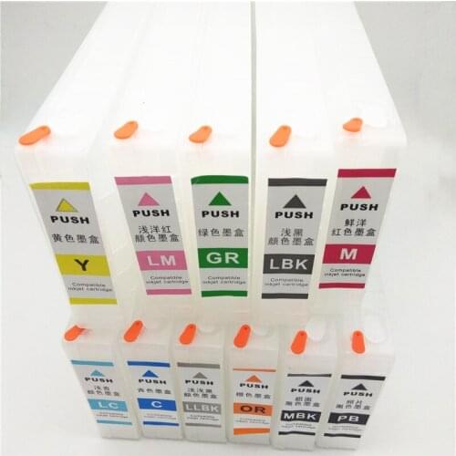 Vilaxh T6531 - T6539 T653A T653B Refillable Ink Cartridge For Epson Stylus Pro 4900 Printer With ARC Chip