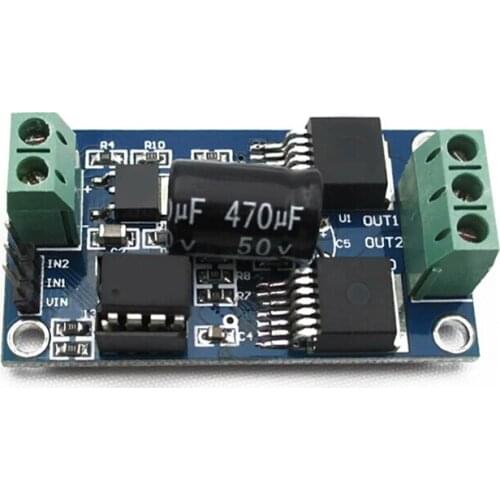 BTS/BTN7970 motor driver module:H bridge/With the high-speed optical coupling isolation/High power xj