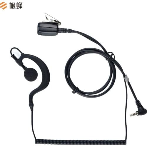 Beebest Walkie Talkie Earphone H1 3MM Single Earpiece Ear-hook Headset With Spiral Cable for Mijia Walkie Talkie