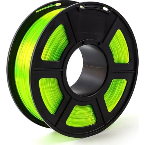 PETG Transparent Yellow 1.75mm 3D Printer Filament 1kg/2.2lbs Plastic Material for FDM 3D Printer