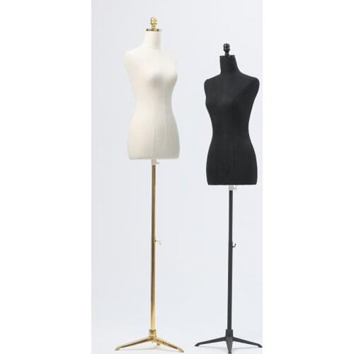 New No Arm Color Full Head Mannequin Body Stand Female Wedding Dress Sewing Diy Model,Flexible Women,Adjustable Rack 1PC D397