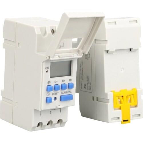 New good quality built-in battery 16A 220V 25A 12V digital timer switch digital timer with 16 times on/off time set 1min-168H