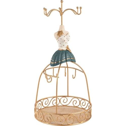 Jewelry Tower Organizer, Vintage Necklace Earring Bracelet Holder Organizer Rack Tower Decoration for Women Girl