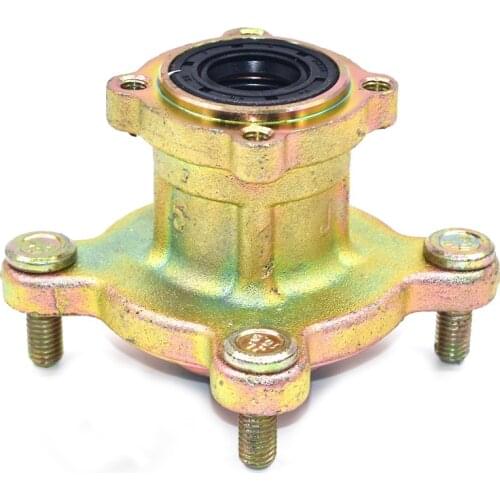 Front 17mm 4 Stud Brake Disc Wheel Hub Fit For 49cc 50cc 110cc 125cc 6 7 8 Inch wheel Go Kart Buggy Karting ATV Quad Bike Parts