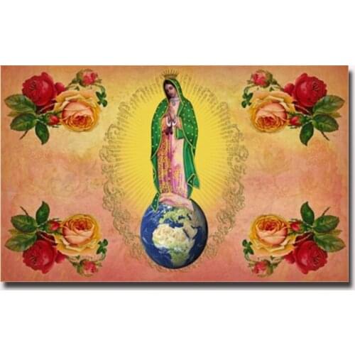 Our lady of Guadalupe 5D Full Diamond Painting Square Cross Stitch Home Decoration Diamond Embroidery Not folding canvas