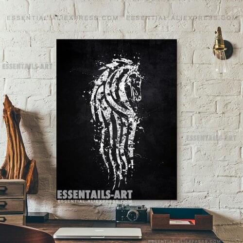 Horse of Rohan symbol Poster Decoration Print Picture Wall Art Canvas Bedroom Study Living Room Home Decor Painting