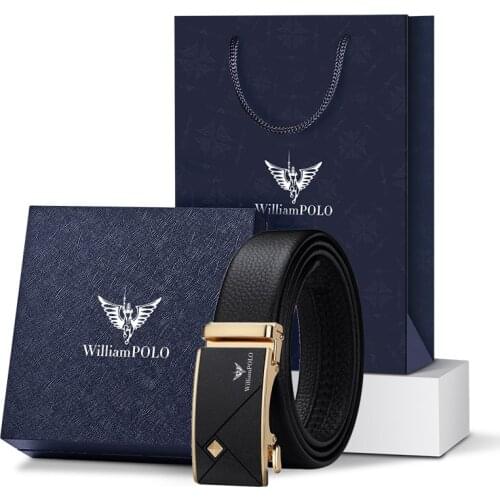 Famous Brand Belt Man Luxury Brand Fashion Genuine Leather Automatic Bucket Designer Peplum Belt PL20695-96P