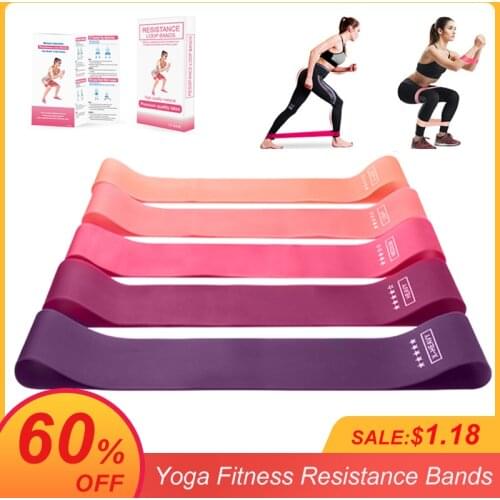 Yoga Crossfit Resistance Bands 5 Level Rubber Training Pull Rope For Sports Pilates Expander Fitness Gum Gym Workout Equipment