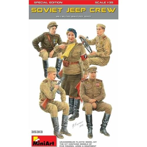 MiniArt 35313 1/35 Soviet Crew. Special Edition - Scale Model Kit