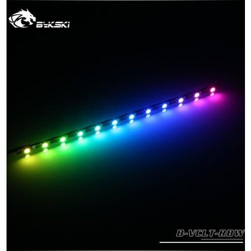 Bykski LED 5V RBW GPU Water block light Strip ,70mm,100mm,150mm,200mm,light stip for cpu and gpu block B-VCLT-RBW