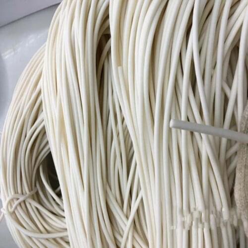 Foamed silicone rubber seal strip Round dia1 1.5 2 3 4 5 6 7 8 9 10 mm Oring line cord Foaming rubber molding damper waterproof