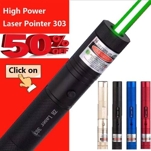 High power green laser pointer purple red laser laser high power 5mw adjustable focal length to set off firecracker matches
