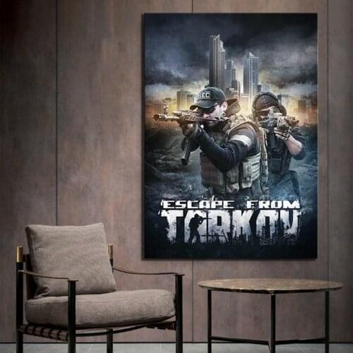 1 Panel Video Game Escape From Tarkov Solider Poster Wall Artwork Print Painting Home Decor Modular Pictures Modern Living Room