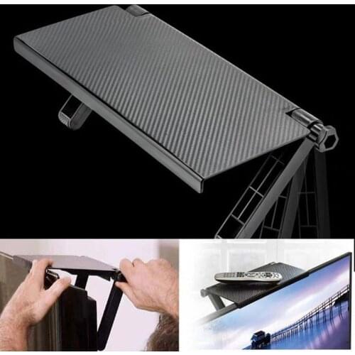 1pcs TV Screen Caddy Screen Top Shelf Desktop Storage Rack Environmental Kit Stand TV Rack Display Shelf Storage Desk