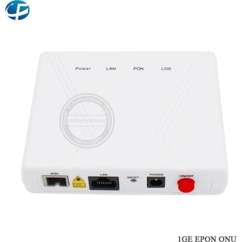 10pcs 1G 1port EPON ONU ONT Single Mode FTTH Fiber Router English interface
