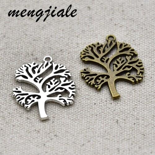 10pcs metal alloy tree Charms fit DIY Handmade Jewelry accessories 32*26mm