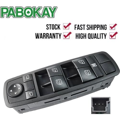 A2518300090 NEW Left Front Door Window Mirror Master Switch fit For Mercedes W164 ML GL R Class