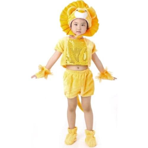 Promotion children cute LION costume Kids dance Cosplay lion Clothing boys girls Dance