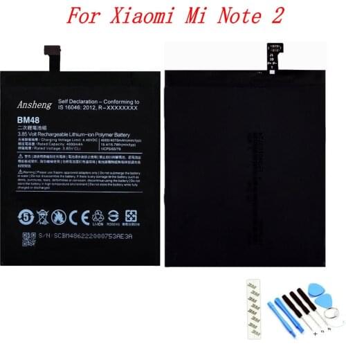 Аккумуляторы для телефонов Xiaomi Mi Note 2 Ansheng China At AliExpress