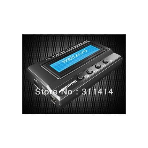 Free Shipping 2pcs Hobbywing 3 in 1 Multifunction LCD Program Box With Voltage Detection For RC Car Airplane And Helicopter