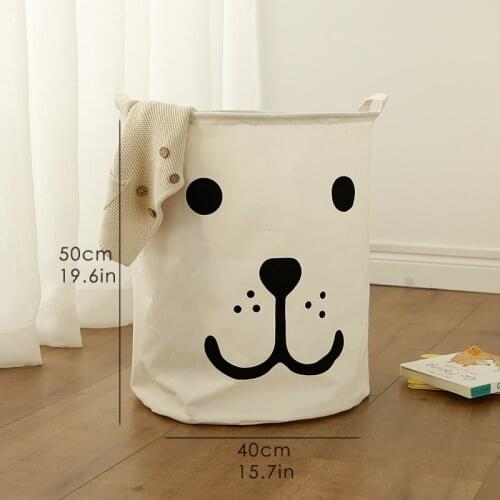 Large Clothes Organizer Box Laundry Basket Toy Storage Bag Waterproof Dirty Clothes Basket Clothes Toys Receive Basket