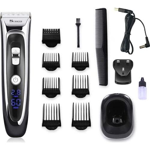 Electric Hair Clipper for Men Professional Hair Trimmer Razor Hair Cutting Machine Barber Clippers LCD Diplay Haircut Tool