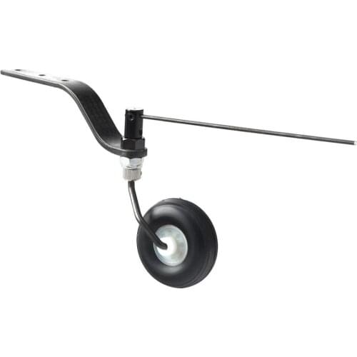 FlightModel Carbon Fiber Tail Wheel Set With PU Wheel Plastic Hub for RC 30CC Gasoline Airplane