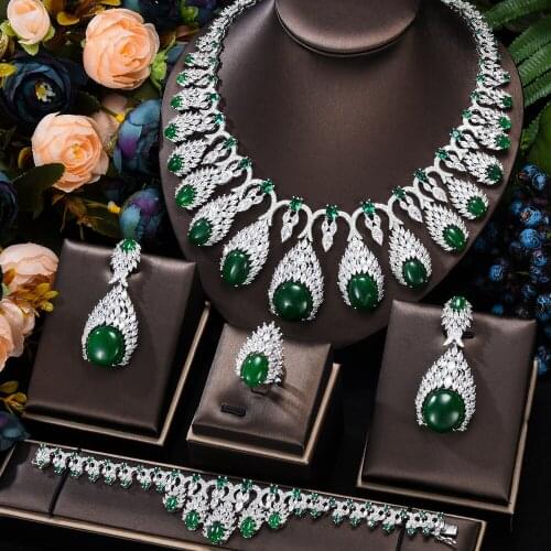Kellybola Luxury Bridal Wedding Gorgeous Shining Pendant Earrings Necklace Bracelet Ring Jewelry Set CZ New Fashion Jewelry