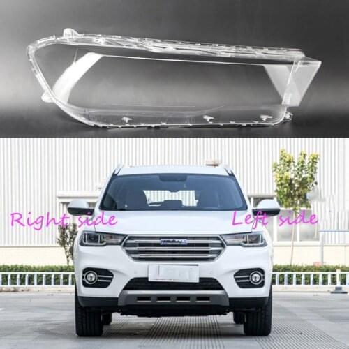 Car Headlight Lens For Great Wall Haval H6 Blue Label 2017 2018 2019 Headlamp Cover Car Replacement Front Auto Shell Cover