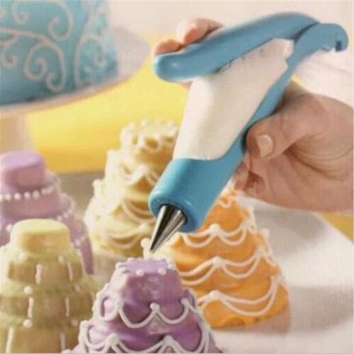 Cake Pastry Pen Bag Nozzles Set Tool Dessert Decorators Icing Piping Cream Syringe Tips Muffin Cake Decorating Tool