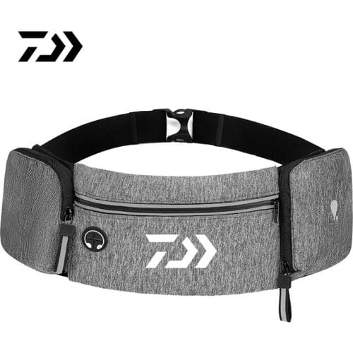 Daiwa 2021 New Running Outdoor Sport Multi-function Waist Packs Men/women Fitness Light and Thin Water Bottle Waist Bag