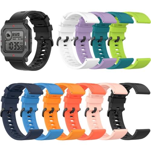 Band Silicone For Huami Amazfit Neo / GTS 2e / GTS 2 Mini Strap Wristbands bracelet 20mm Watchstrap for Amazfit GTS 2