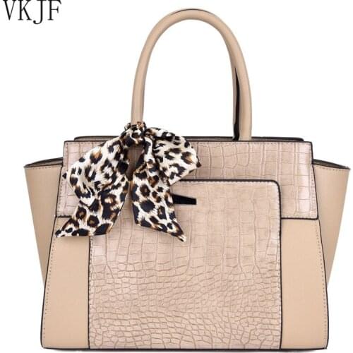 Scarves Luxury Alligator Lady Handbag Designer Large Capacity Tote Bag Famous Brand Leather Shoulder Bags for Women Bolsos Mujer