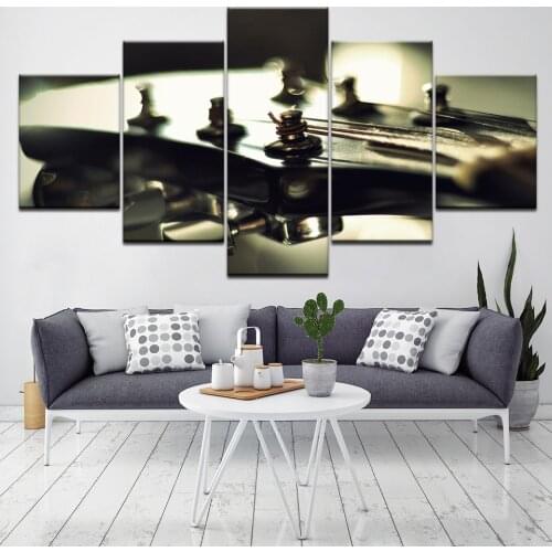 The guitar string 5 Piece HD Wallpapers Art Canvas Print modern Poster Modular art painting for Living Room Home Decor