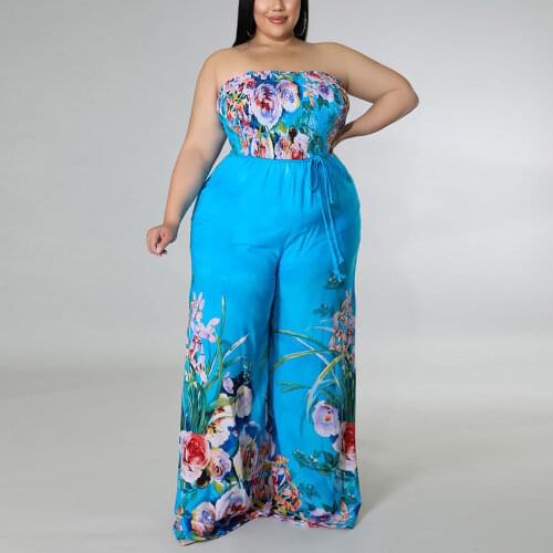 Loose Fit Plus Size Wide Leg Pants Oversize 4XL 5XL High Waisted Pink Floor Length New Summer Style 2021 African Large Pants