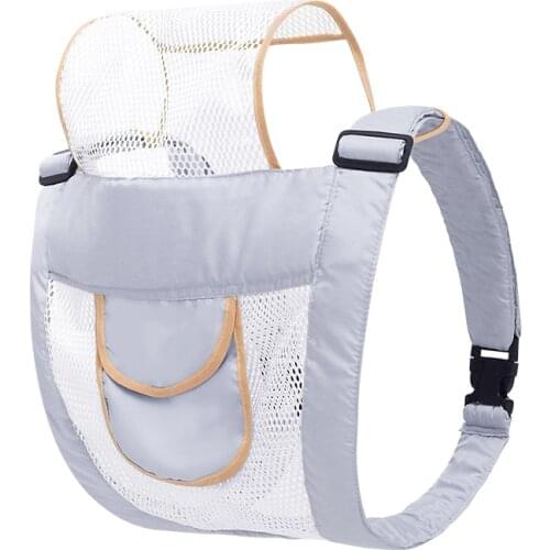 All Seasons Ice Silk Unisex Polyester Breathable And Ultra light Carrier For Babies Kids Traveling Soft-Structured Sling