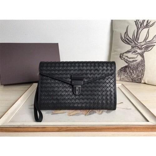 High Quality Cowhide Genuine Leather Clutch Bag 2020 Fashion Luxury Multifunction Large Capacity Envelope Bag Designer Hand Bag