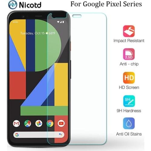 9H Premium Tempered Glass For Google Pixel 4 3 3a 2 Screen Protector Film For Google Pixel 4 XL 3a XL 2 XL HD Protective Glass