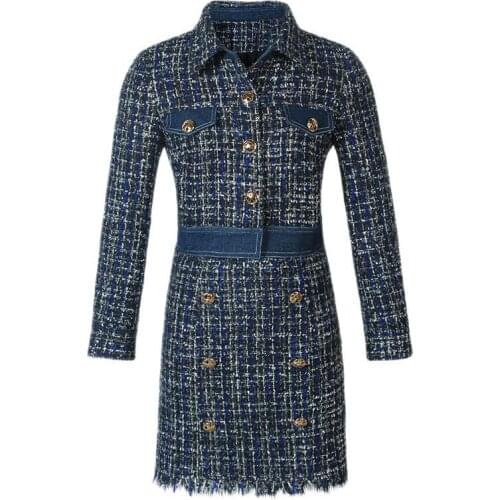 New Women Wool Blend Two Piece Sets Long Sleeve Turn Down Collar Tops Mini Skirt Female Fashion Woolen Two Piece Set Suit Outfit