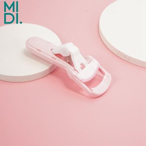 1 Pcs Pink Exquisite Eyelashes Curler Curl Eye Lash Beauty Makeup Tool Push Type Eyelashes Clip Curling Eyelashes Cosmetic Tool