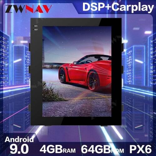 10.4“ Tesla Vertical Screen Android 9 For Porsche Macan 6G128G Car Multimedia Radio Player Audio GPS Navigation head unit