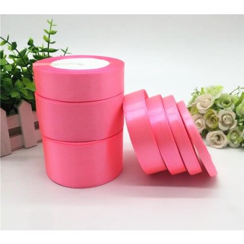 25 Yards 6 10 15 20 25 38 50mm Rose Silk Ribbon Satin Ribbon For Wedding Party Decoration Invitation Card Gift Wrapping Supplies