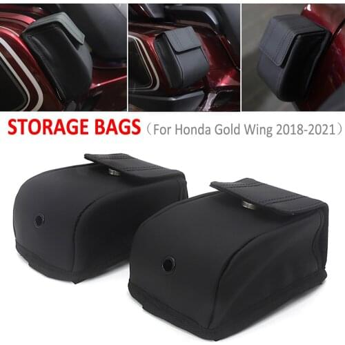 Gold Wing Motorcycle Trunk Luggage Cases Tool Bag Pouch Storage Bags Case For Honda Goldwing GL1500 GL1800 GL 1800 F6B 2018-2021