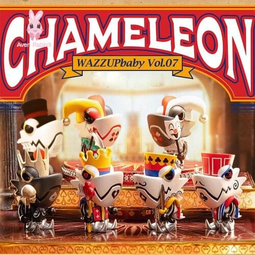 Blind Box Toys Chameleon7 Poker Kingdom Blind Box WAZZUP BABY Guess Bag Caja Ciega Blind Bag Toys Anime Figures Desktop Model