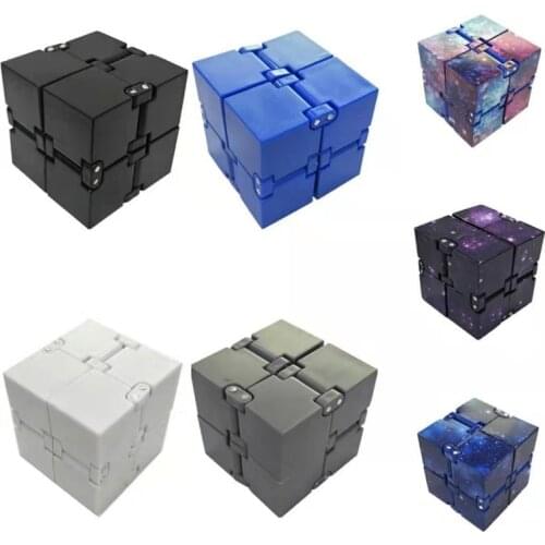 Infinity Cube Antistress Fidget Toys Office Flip Cubic Puzzle Stress Reliever Toys Children ADHD Autism Relax Toy for Adult